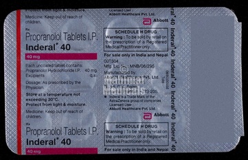 Inderal Propranololo